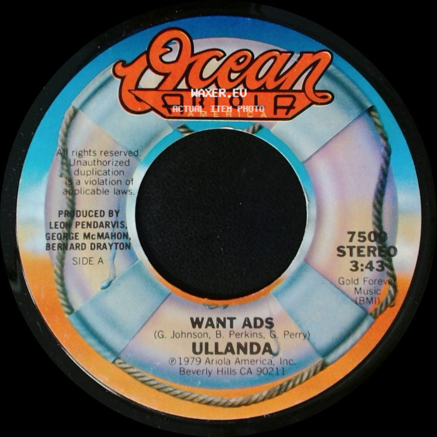 Ullanda - Want Ads / Around And Around side A