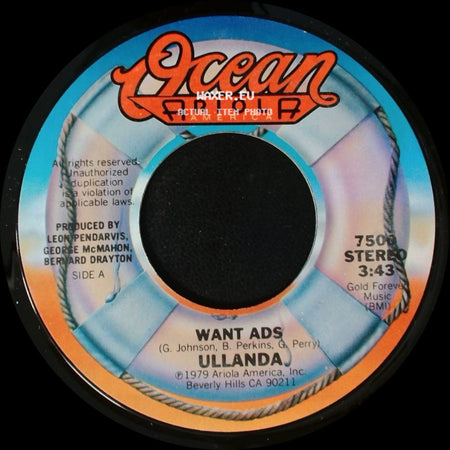 Ullanda - Want Ads / Around And Around side A