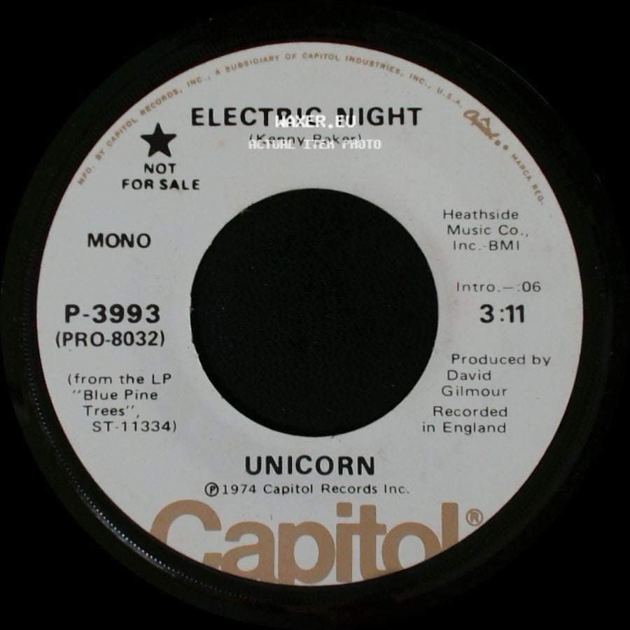 Unicorn - Electric Night / Electric Night side A
