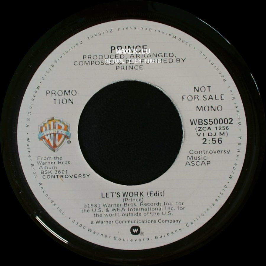 Prince - Let's Work (Edit) / Let's Work (Edit) side A