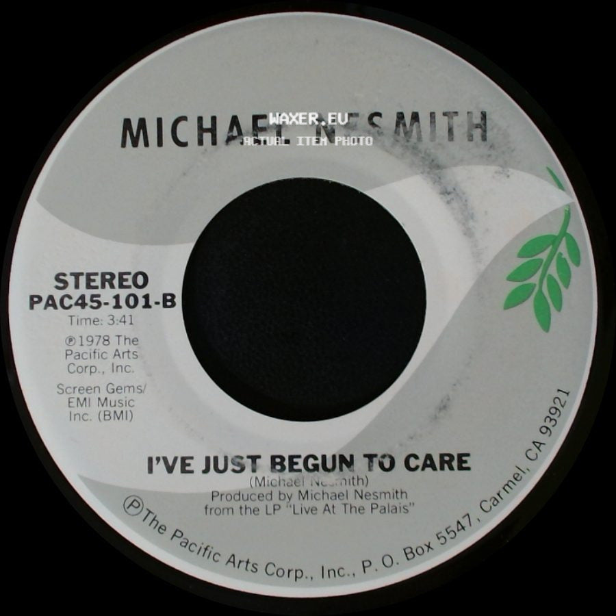 Michael Nesmith - Roll With The Flow / I've Just Begun To Care side B