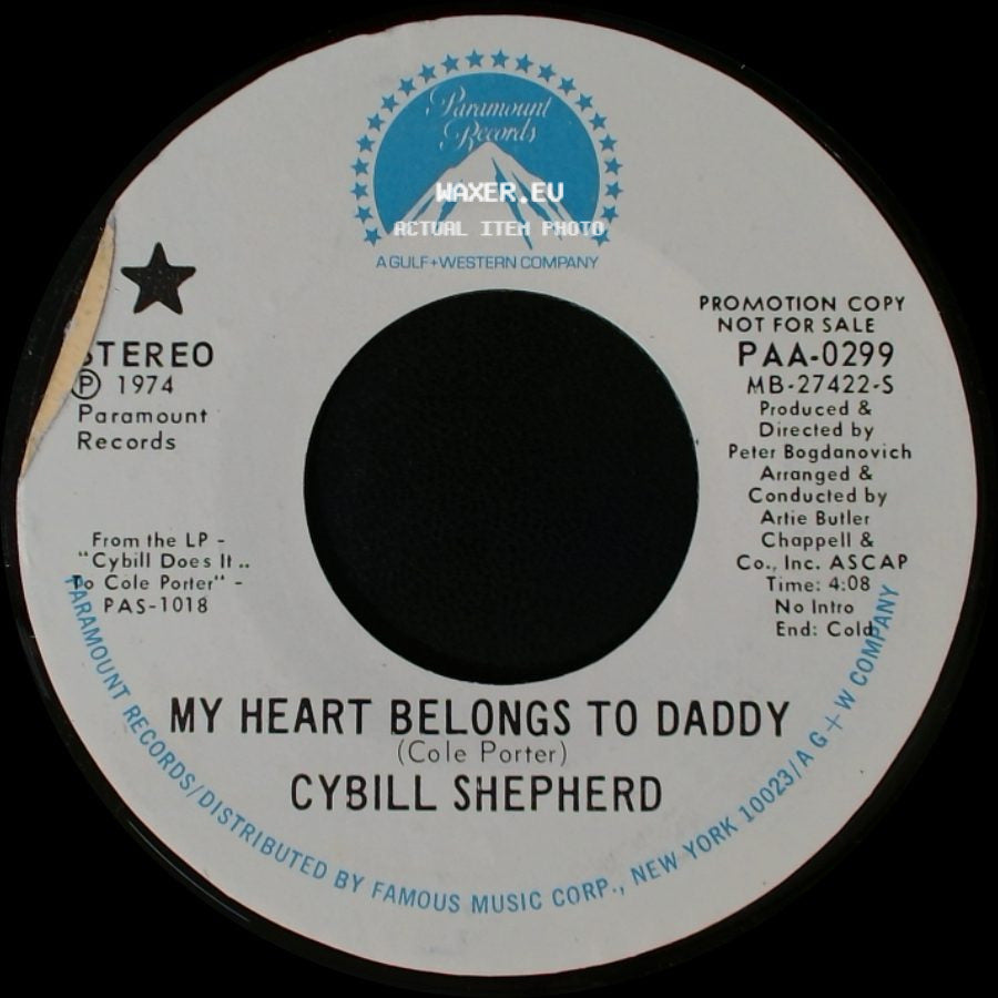 Cybill Shepherd - My Heart Belongs To Daddy / Anything Goes side A