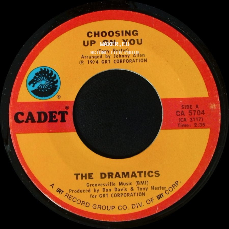 The Dramatics - Choosing Up On You / Door To Your Heart side A