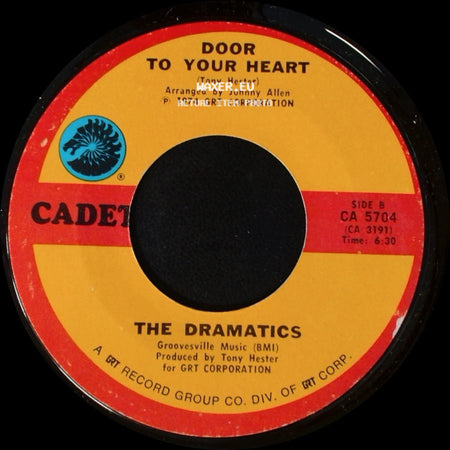 The Dramatics - Choosing Up On You / Door To Your Heart side B