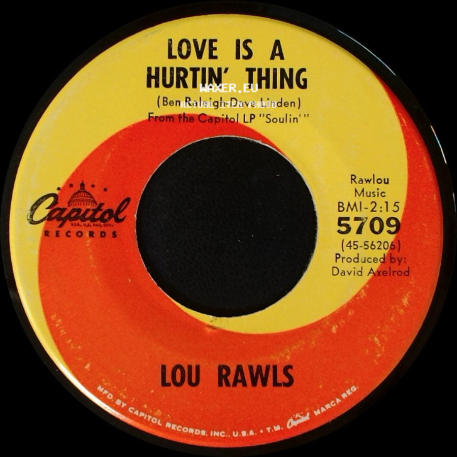 Lou Rawls - Love Is A Hurtin' Thing / Memory Lane side A