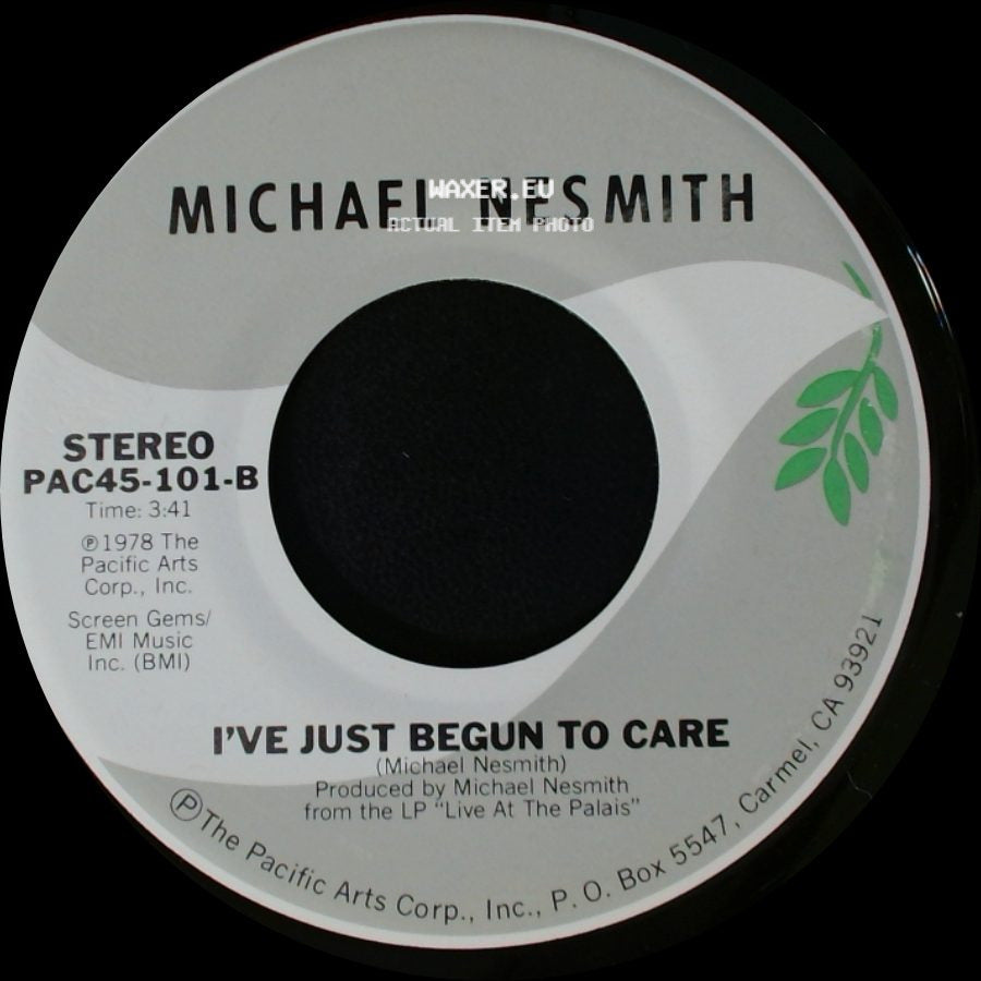 Michael Nesmith - Roll With The Flow / I've Just Begun To Care side B
