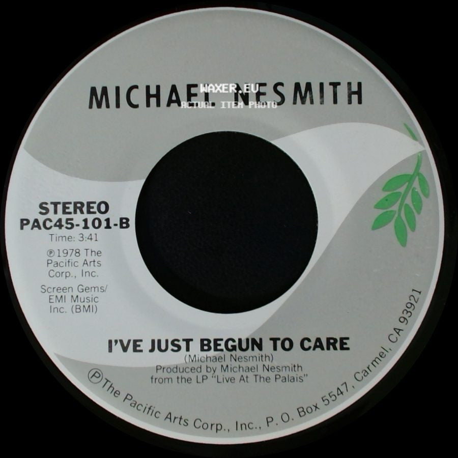 Michael Nesmith - Roll With The Flow / I've Just Begun To Care side B