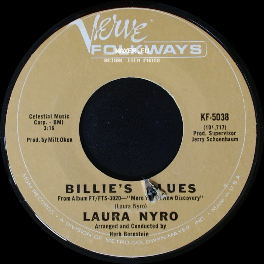 Laura Nyro - Goodbye Joe / Billie's Blues side B