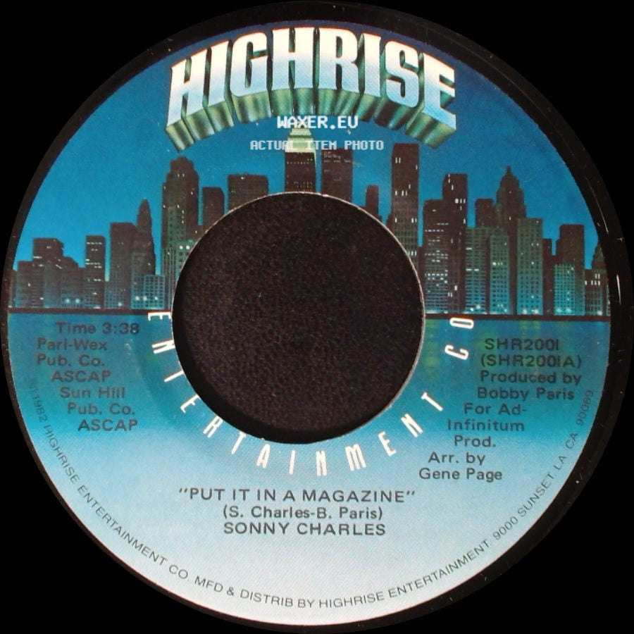 Sonny Charles - The Week-End Father Song / Put It In A Magazine side B