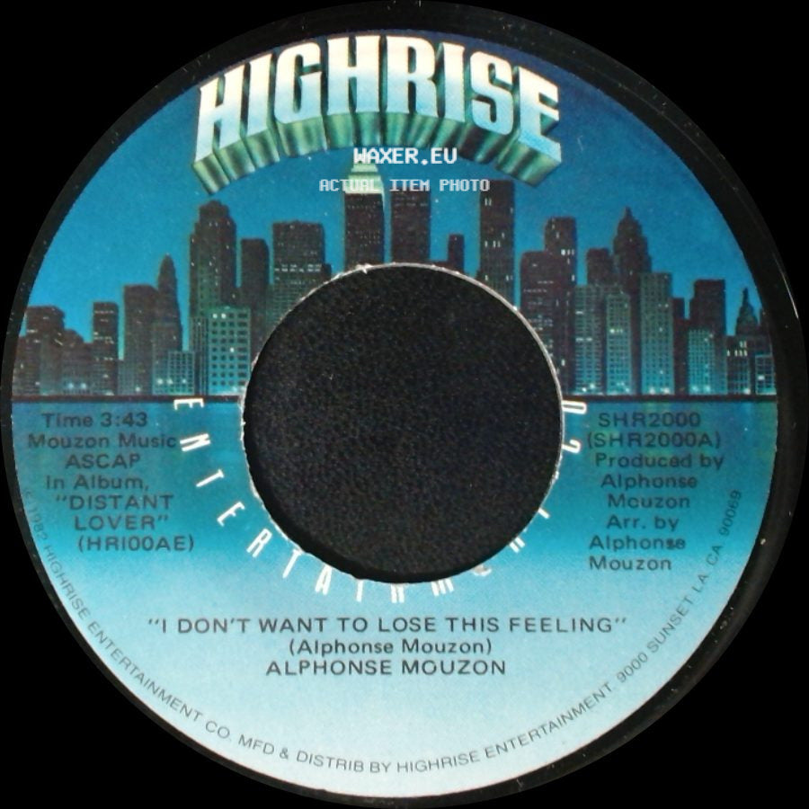 Alphonse Mouzon - I Don't Want To Lose This Feeling / The Lady In Red side A