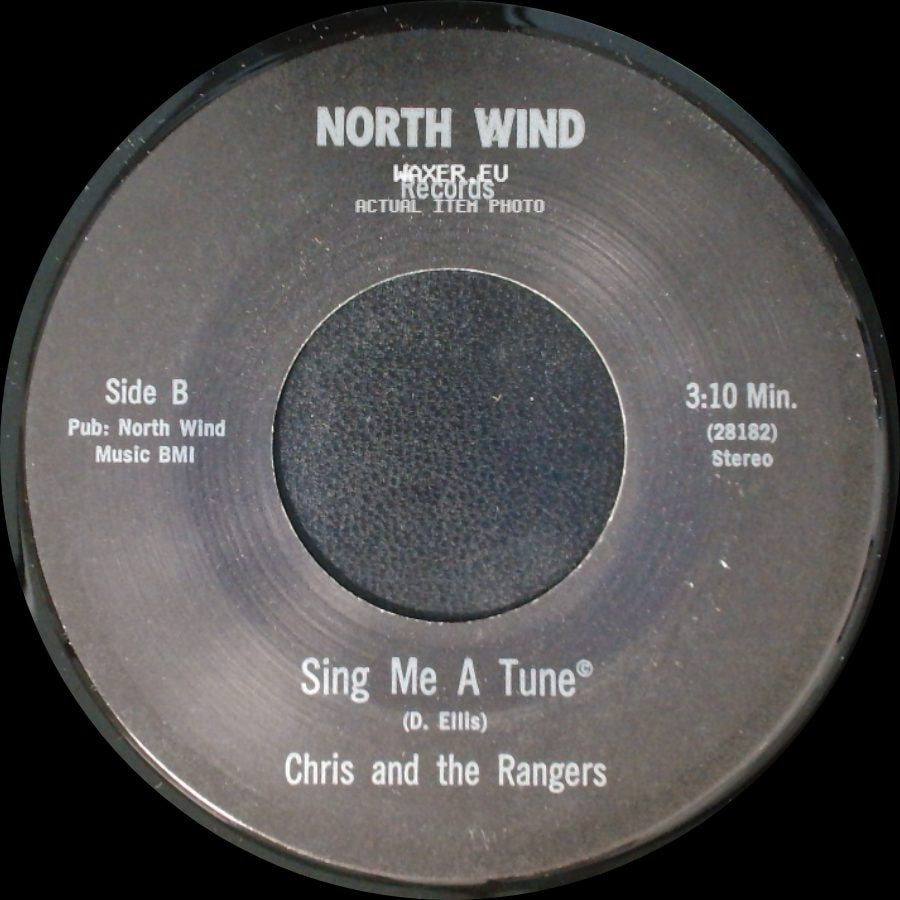 Chris And The Rangers - Please Think It Over / Sing Me A Tune side B