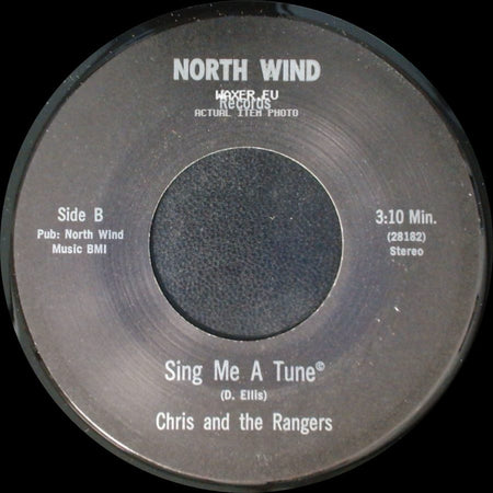 Chris And The Rangers - Please Think It Over / Sing Me A Tune side B
