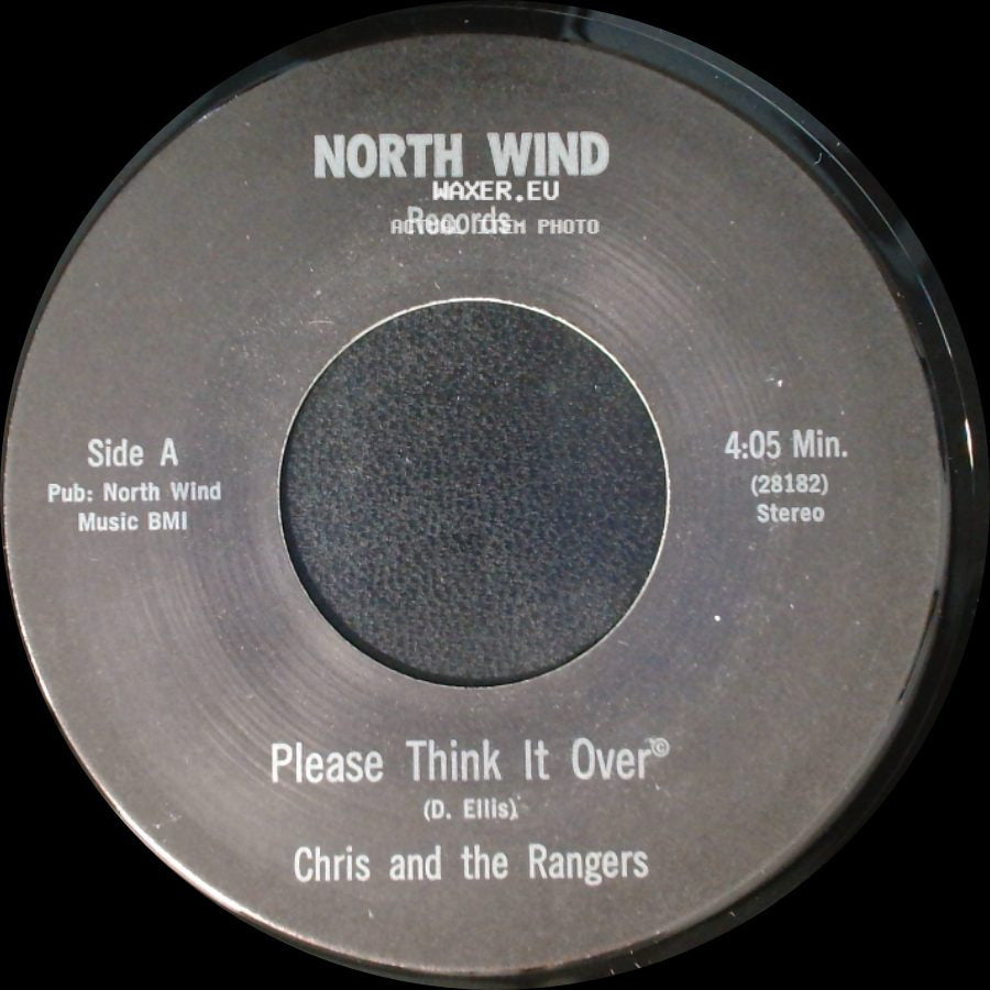 Chris And The Rangers - Please Think It Over / Sing Me A Tune side A
