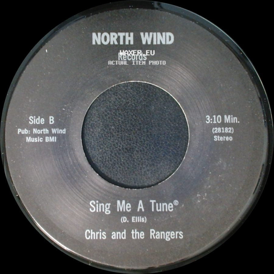 Chris And The Rangers - Please Think It Over / Sing Me A Tune side B