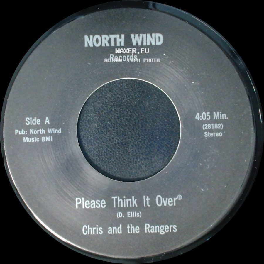 Chris And The Rangers - Please Think It Over / Sing Me A Tune side A