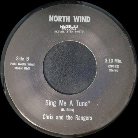 Chris And The Rangers - Please Think It Over / Sing Me A Tune side B