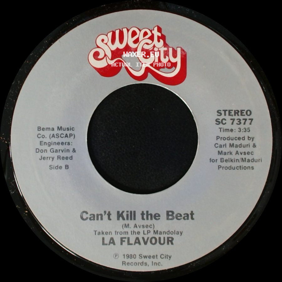 La Flavour - Only The Lonely (Have A Reason To Be Sad) / Can't Kill The Beat side B