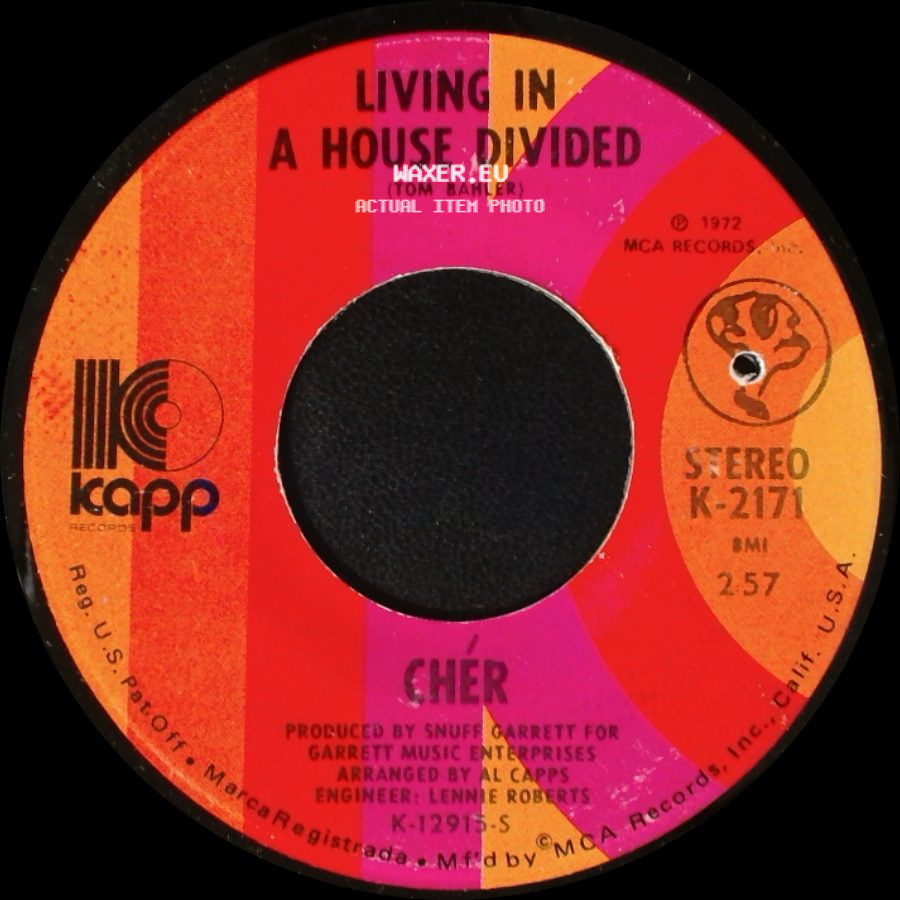 Chér / Cher - Living In A House Divided / One Honest Man side A