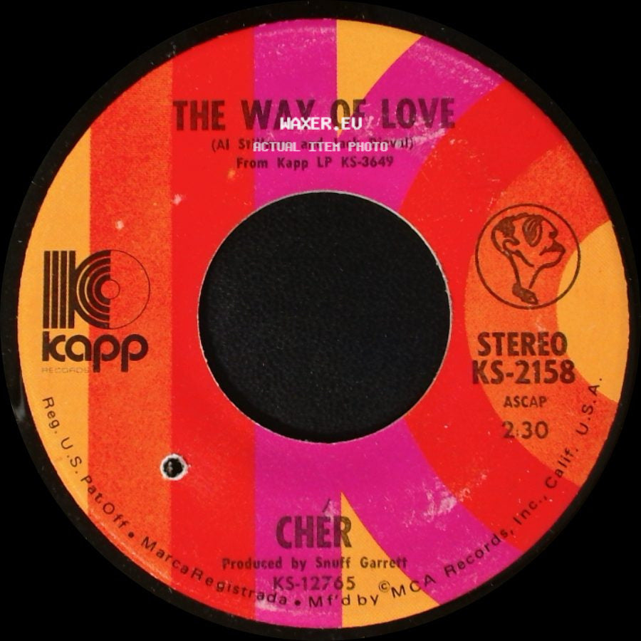 Cher / Chér - The Way Of Love / Don't Put It On Me side A