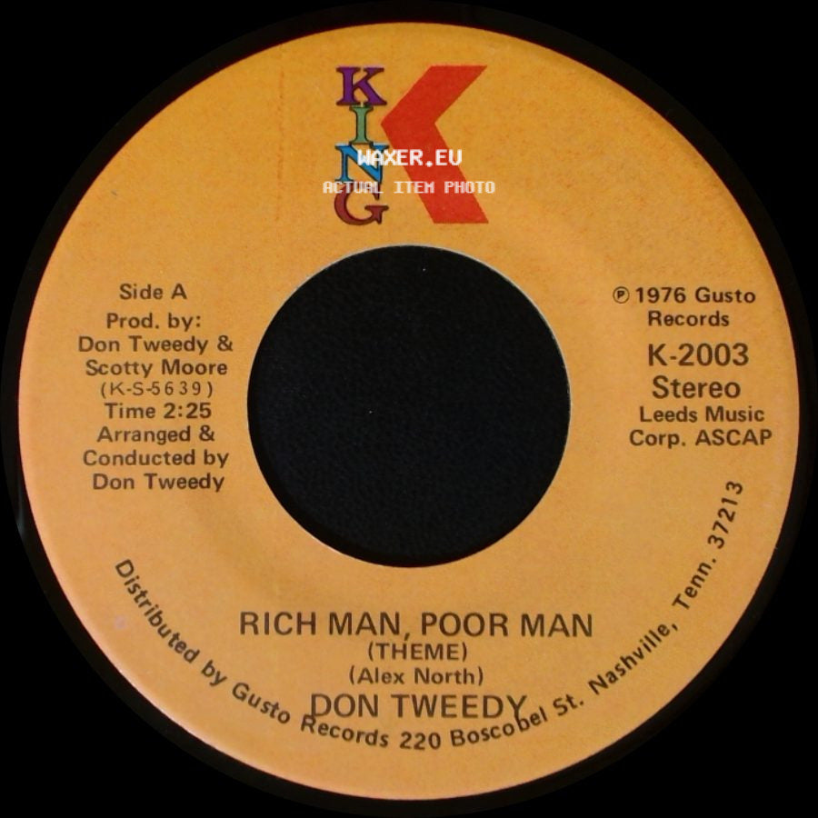 Don Tweedy - Rich Man, Poor Man (Theme) / Remember side A