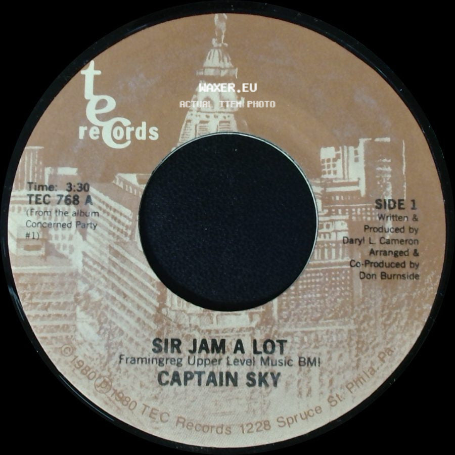 Captain Sky - Sir Jam A Lot / Elementry School Of Funk side A