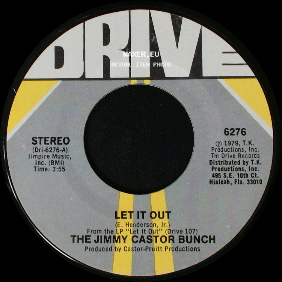 The Jimmy Castor Bunch - Let It Out / You Light Up My Life side A
