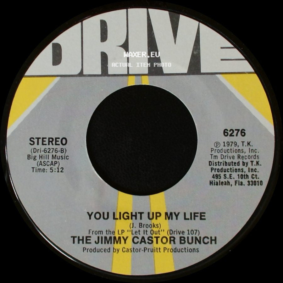 The Jimmy Castor Bunch - Let It Out / You Light Up My Life side B
