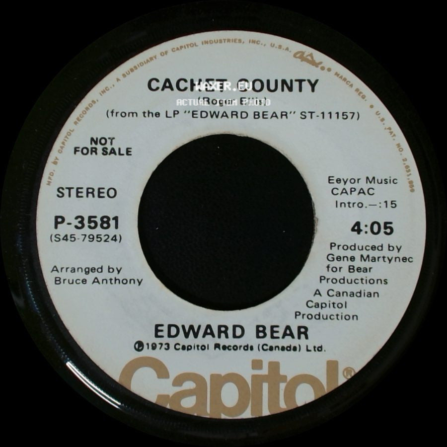Edward Bear - Close Your Eyes / Cachet County side B