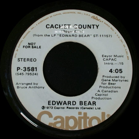 Edward Bear - Close Your Eyes / Cachet County side B