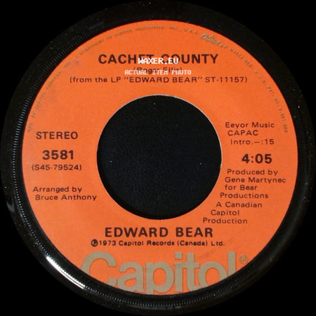 Edward Bear - Close Your Eyes / Cachet County side B