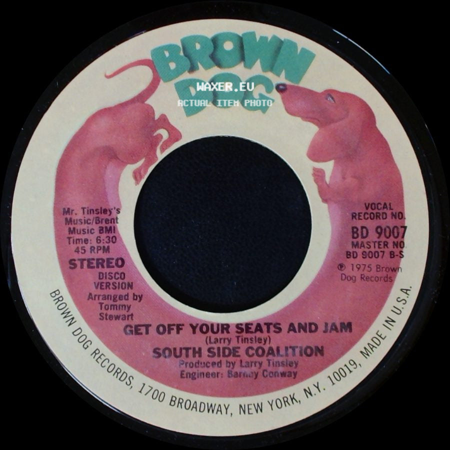 South Side Coalition - Get Off Your Seats And Jam / Get Off Your Seats And Jam side A
