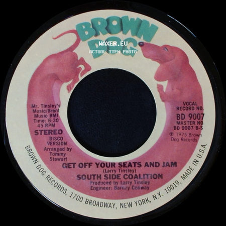 South Side Coalition - Get Off Your Seats And Jam / Get Off Your Seats And Jam side A