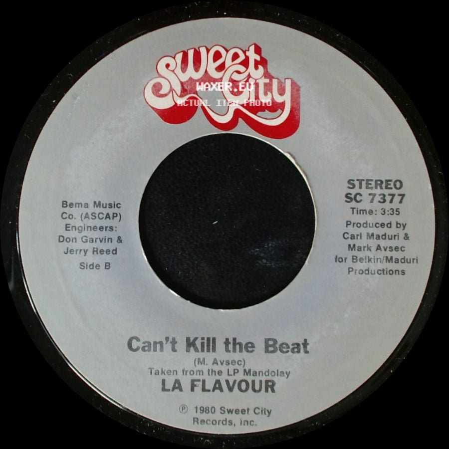 La Flavour - Only The Lonely (Have A Reason To Be Sad) / Can't Kill The Beat side B