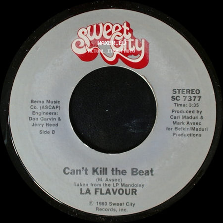 La Flavour - Only The Lonely (Have A Reason To Be Sad) / Can't Kill The Beat side B
