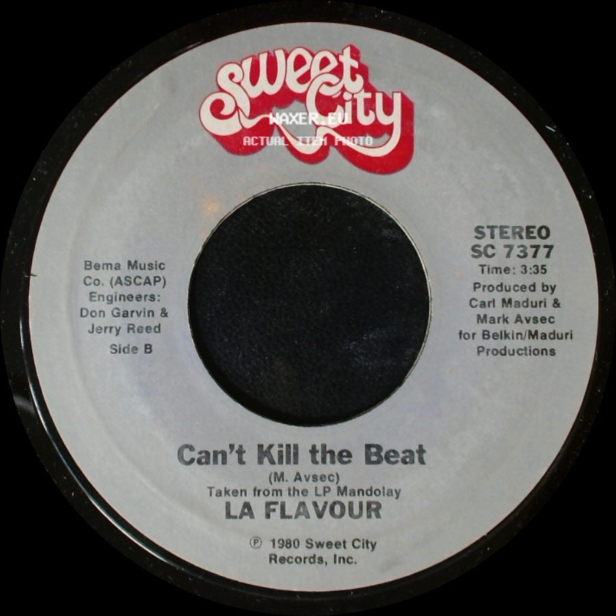 La Flavour - Only The Lonely (Have A Reason To Be Sad) / Can't Kill The Beat side B