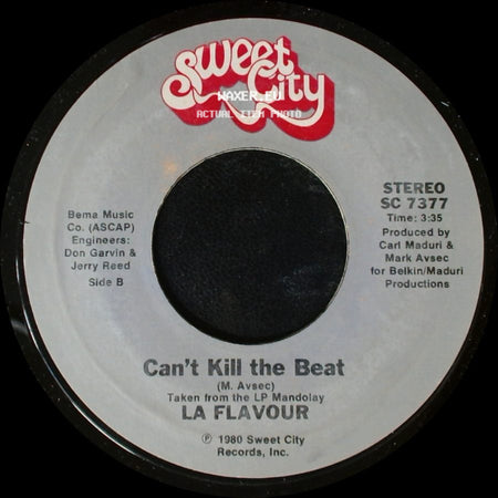 La Flavour - Only The Lonely (Have A Reason To Be Sad) / Can't Kill The Beat side B