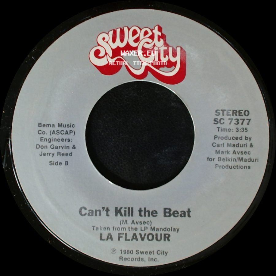 La Flavour - Only The Lonely (Have A Reason To Be Sad) / Can't Kill The Beat side B