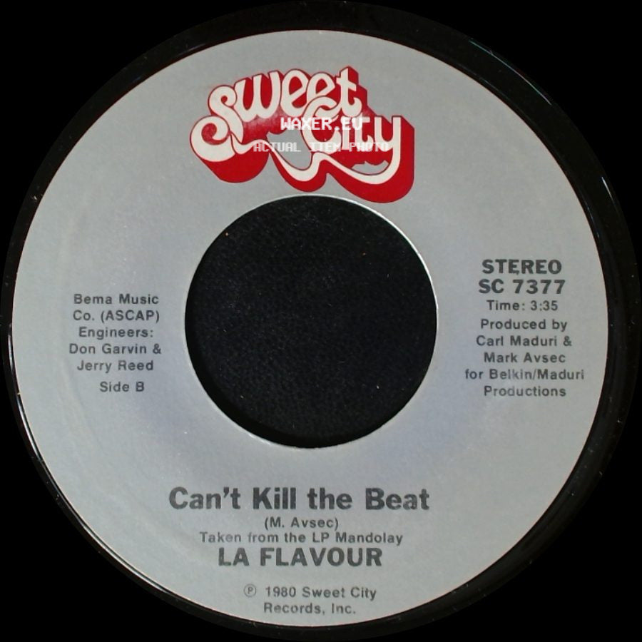 La Flavour - Only The Lonely (Have A Reason To Be Sad) / Can't Kill The Beat side B