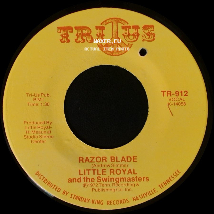 Little Royal And The Swingmasters - Razor Blade / Jealous side A