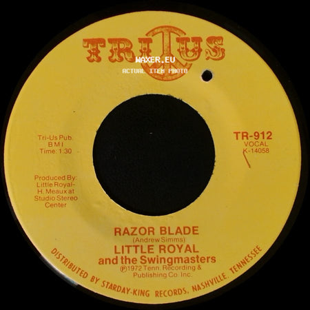 Little Royal And The Swingmasters - Razor Blade / Jealous side A