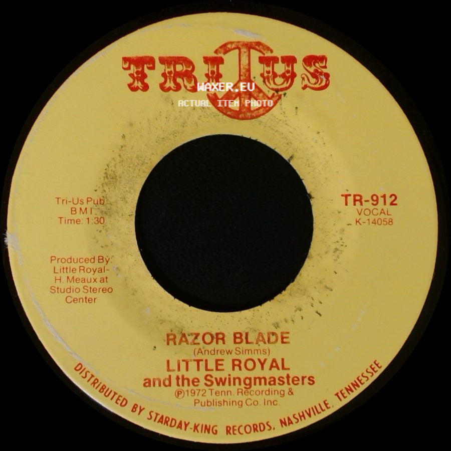 Little Royal And The Swingmasters - Jealous / Razor Blade side B