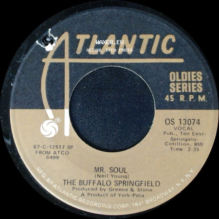 The Buffalo Springfield - Mr. Soul / Bluebird side A