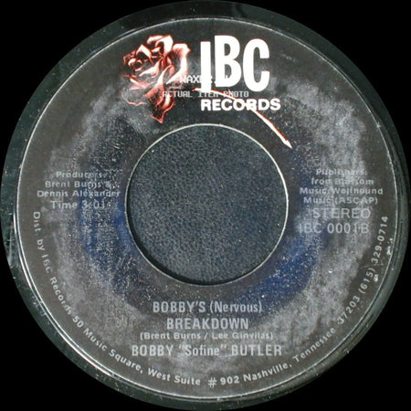 Bobby "Sofine" Butler - Cheaper Crude Or No More Food / Bobby's (Nervous) Breakdown side B