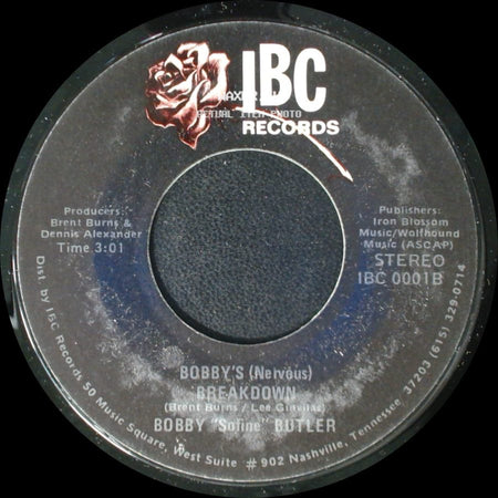Bobby "Sofine" Butler / Bobby "Spine" Butler - Cheaper Crude Or No More Food / Bobby's (Nervous) Breakdown side B