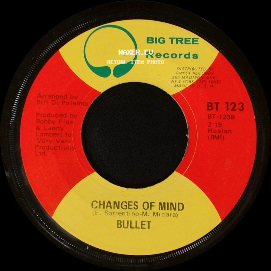 Bullet - White Lies, Blue Eyes / Changes Of Mind side B