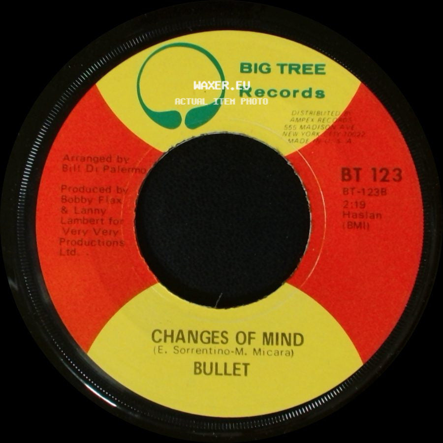 Bullet - White Lies, Blue Eyes / Changes Of Mind side B