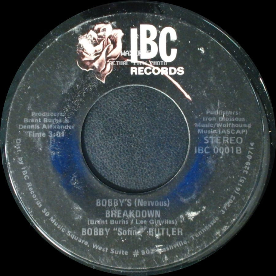 Bobby "Sofine" Butler - Cheaper Crude Or No More Food / Bobby's (Nervous) Breakdown side B