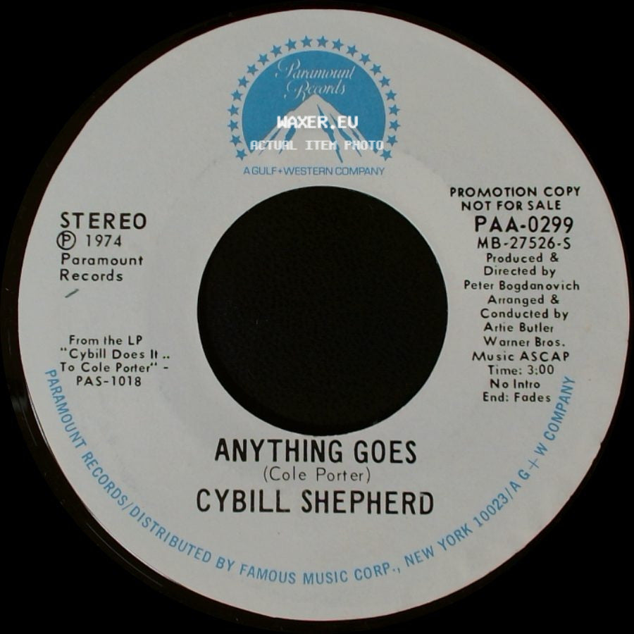 Cybill Shepherd - Anything Goes / My Heart Belongs To Daddy side A