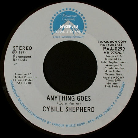 Cybill Shepherd - Anything Goes / My Heart Belongs To Daddy side A