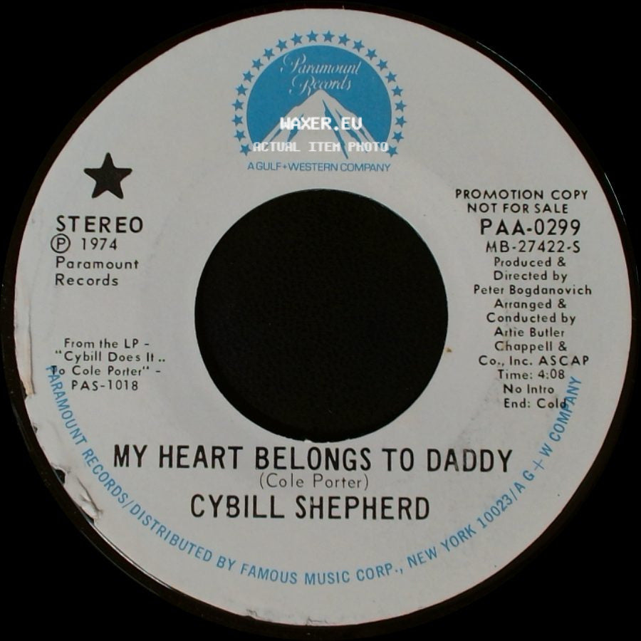 Cybill Shepherd - Anything Goes / My Heart Belongs To Daddy side B